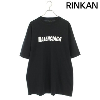 バレンシアガ(Balenciaga)のバレンシアガ  651795 TNVL1 オーバーサイズロゴTシャツ メンズ XS(Tシャツ/カットソー(半袖/袖なし))