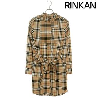 BURBERRY - バーバリー  8029535 ノヴァチェック長袖シャツワンピース レディース 38