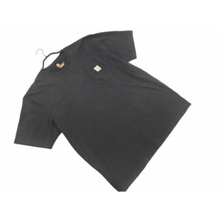 カーハート(carhartt)のCarhartt カーハート ORIGINAL FIT ポケット 半袖 Tシャツ sizeL/黒 ■◆ メンズ(Tシャツ/カットソー(七分/長袖))