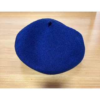 ベレー帽　ブルー(ハンチング/ベレー帽)