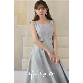 ハーリップトゥ(Her lip to)のClassic Floral Jacquard Dress  herlipto(ロングワンピース/マキシワンピース)