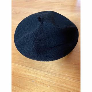 ベレー帽　ブラック(ハンチング/ベレー帽)