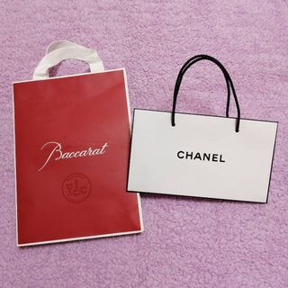 CHANEL シャネル Baccarat バカラ ショップ袋 紙袋 ショッパー(ショップ袋)