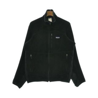 パタゴニア(patagonia)のpatagonia パタゴニア スウェット M 黒 【古着】【中古】(スウェット)