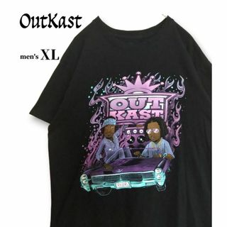 アウトキャスト(OUTKAST)のOutKast アウトキャスト ヒップポップ バンドTシャツ ラップ 黒 2XL(Tシャツ/カットソー(半袖/袖なし))