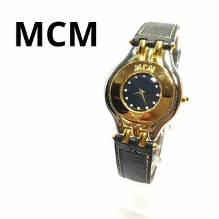 MCM - 【稼動品】MCM　腕時計　ヴィセトス柄 　2針　ラウンド　コンビカラー　ゴールド