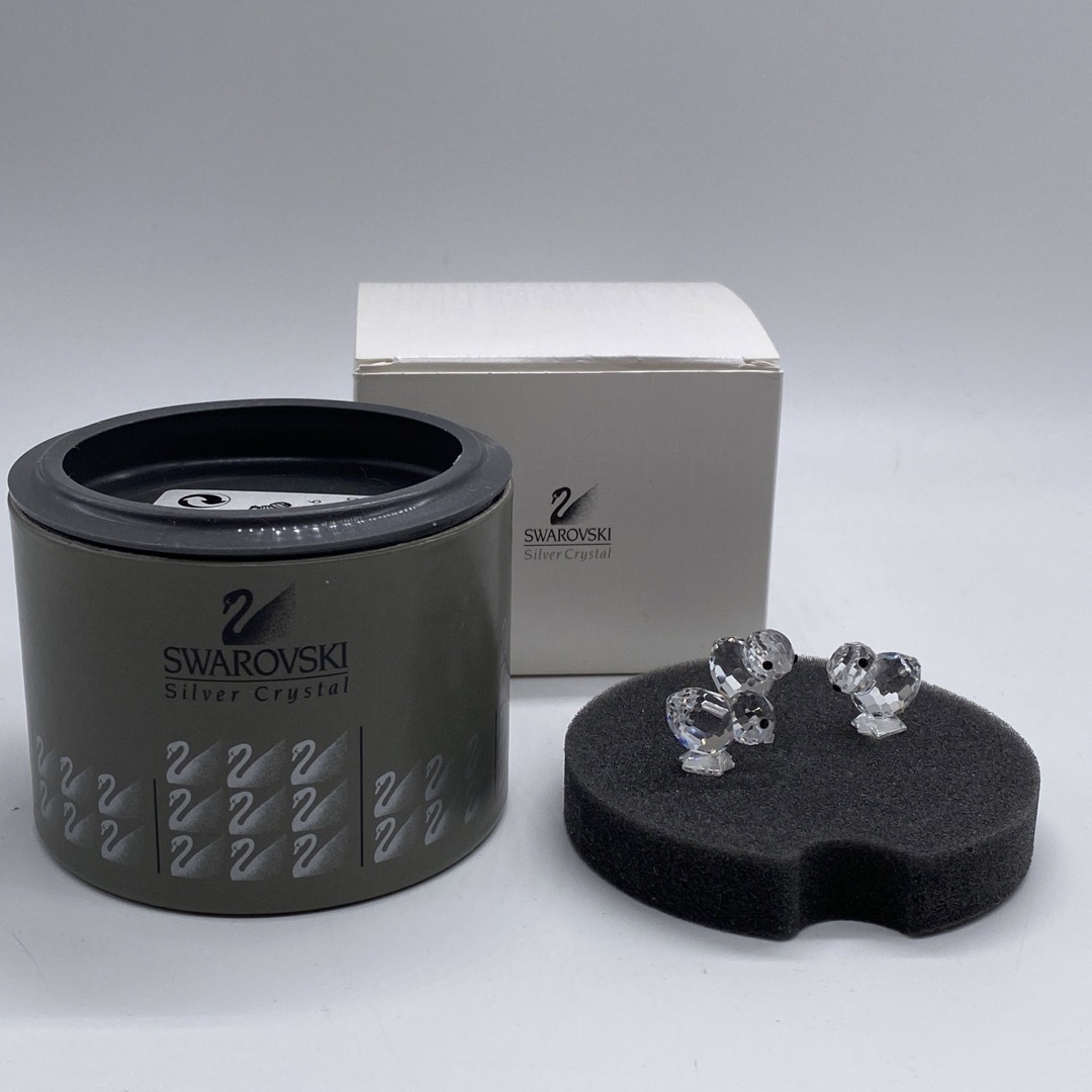 SWAROVSKI - 箱付き スワロフスキー 置物 ひよこ 3羽 廃番品 no SWAROVSKI - 箱付き スワロフスキー 置物 ひよこ 3羽 廃番品 no