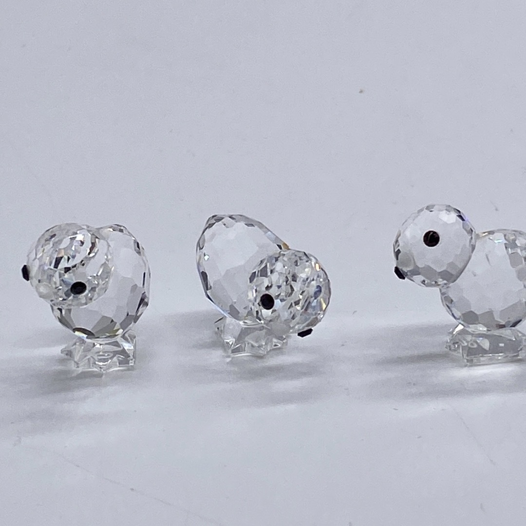 SWAROVSKI - 箱付き スワロフスキー 置物 ひよこ 3羽 廃番品 no SWAROVSKI - 箱付き スワロフスキー 置物 ひよこ 3羽 廃番品 no