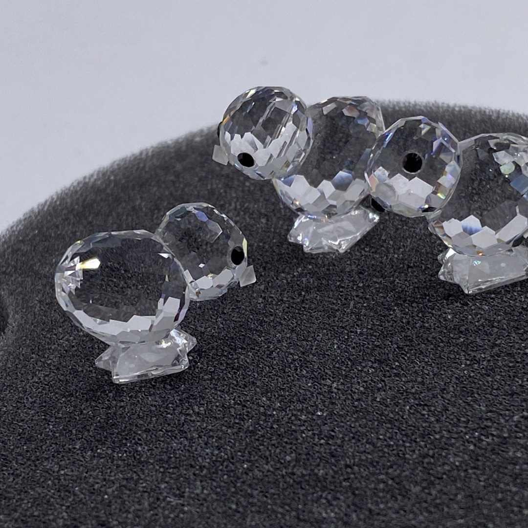 SWAROVSKI - 箱付き スワロフスキー 置物 ひよこ 3羽 廃番品 no SWAROVSKI - 箱付き スワロフスキー 置物 ひよこ 3羽 廃番品 no