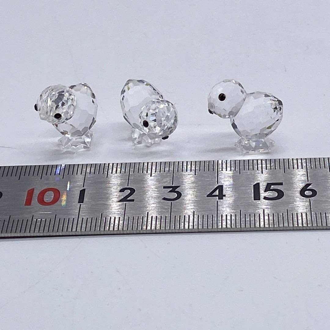 SWAROVSKI - 箱付き スワロフスキー 置物 ひよこ 3羽 廃番品 no SWAROVSKI - 箱付き スワロフスキー 置物 ひよこ 3羽 廃番品 no