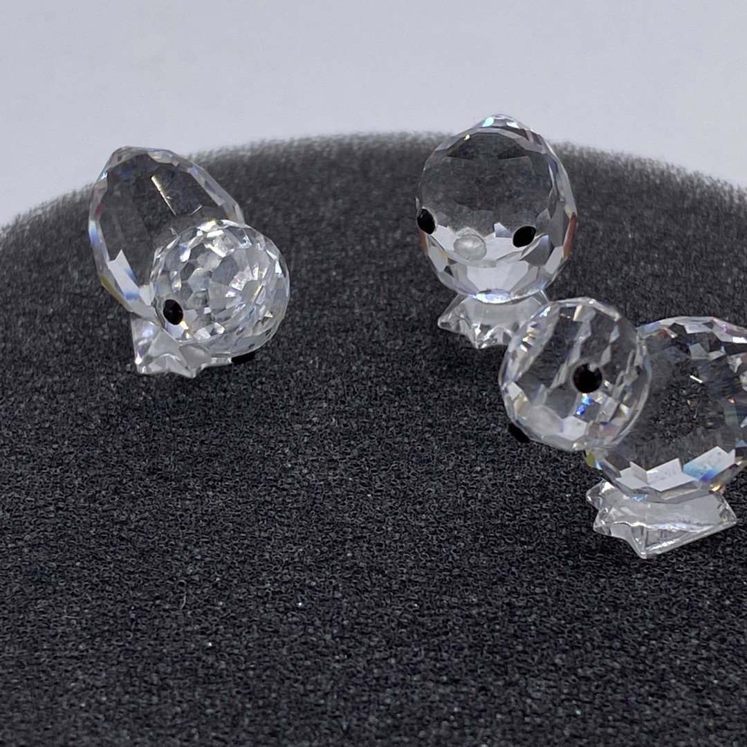 SWAROVSKI - 箱付き スワロフスキー 置物 ひよこ 3羽 廃番品 no SWAROVSKI - 箱付き スワロフスキー 置物 ひよこ 3羽 廃番品 no