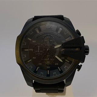 ディーゼル(DIESEL)の美品　ディーゼル　DZ-4486 メガチーフ クロノグラフ 腕時計 正常稼動中(腕時計(アナログ))