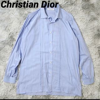 クリスチャンディオール(Christian Dior)のChristian Dior ブルーシャツ メンズ 長袖 シャツ(Tシャツ/カットソー(七分/長袖))