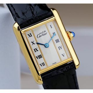 Cartier - 美品 カルティエ マスト タンク ゴールドライン ローマン SM