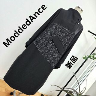 【新品】 ModdedAnce　ワンピース　大きいサイズ　体型カバー大人可愛い(ロングワンピース/マキシワンピース)