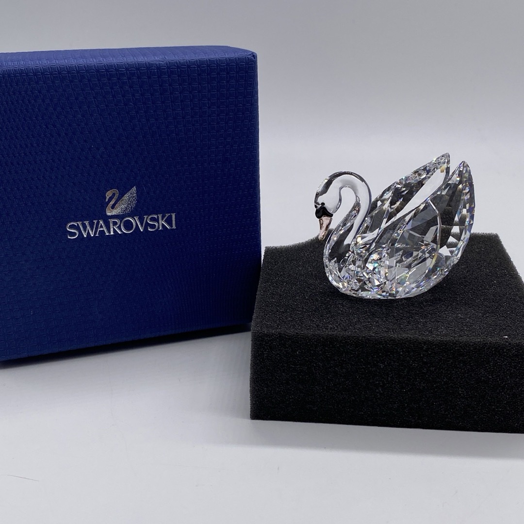 SWAROVSKI - 箱付き スワロフスキー 置物 白鳥 スワン くちばし SWAROVSKI - 箱付き スワロフスキー 置物 白鳥 スワン くちばし