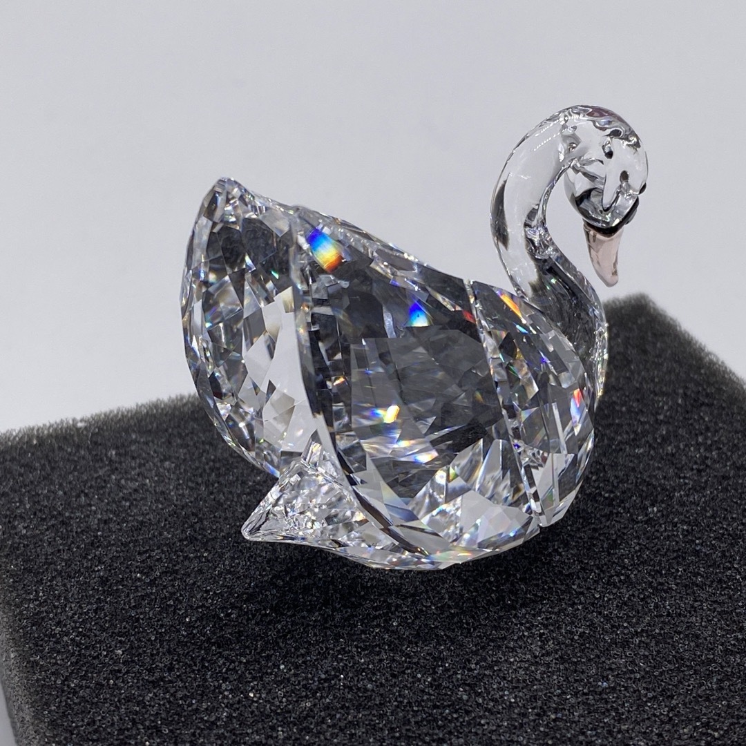 SWAROVSKI - 箱付き スワロフスキー 置物 白鳥 スワン くちばし SWAROVSKI - 箱付き スワロフスキー 置物 白鳥 スワン くちばし