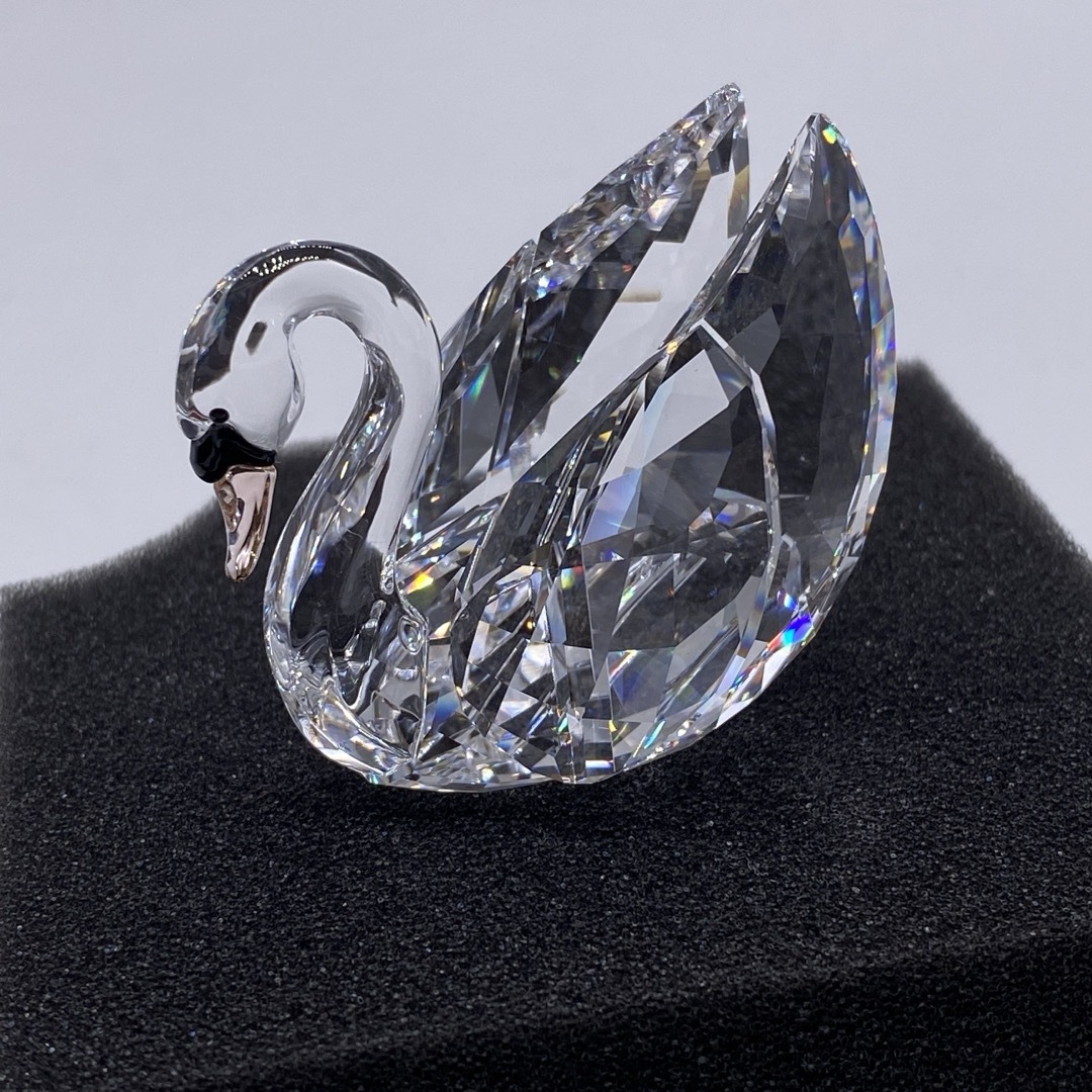 SWAROVSKI - 箱付き スワロフスキー 置物 白鳥 スワン くちばし SWAROVSKI - 箱付き スワロフスキー 置物 白鳥 スワン くちばし