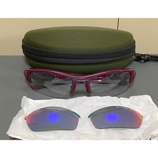 オークリー(Oakley)の超美品　アジアンフィット　調光レンズ入り　OAKLEY FLAK JACKET(サングラス/メガネ)