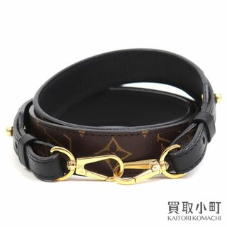 ルイヴィトン(LOUIS VUITTON)の ルイヴィトン【LOUIS VUITTON】J02331 ショルダーストラップ XL 調整可能 幅3CM モノグラム ブラック レザー 別売りロングショルダー LV BANDOULIERE SHOULDER STRAP   (その他)