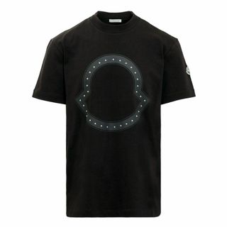 モンクレール(MONCLER)の送料無料 200 MONCLER モンクレール 8C00015 8390T ブラック Tシャツ クルーネック カットソー 半袖 size XXL(Tシャツ/カットソー(半袖/袖なし))