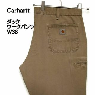 カーハート(carhartt)のUS古着 カーハート Carhartt ダックペインター ベージュ 極太 ワーク(ワークパンツ/カーゴパンツ)