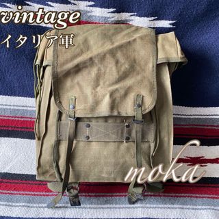 MILITARY - vintage イタリア軍 バックパック 70's ヴィンテージ 実物