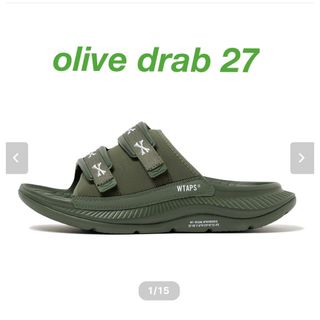 ダブルタップス(W)taps)のHOKA wtaps ora luxe サンダル 27 olive(サンダル)