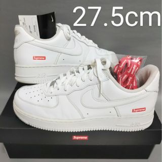 NIKE - 27.5cm シュプリーム  エアフォース1 白