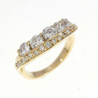 K18YG ダイヤモンド ピンキー リング 0.52CT(リング(指輪))