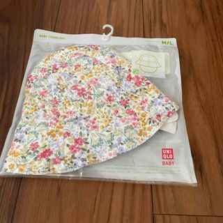 ユニクロ(UNIQLO)のUNIQLO ベビー ハット 花柄(帽子)