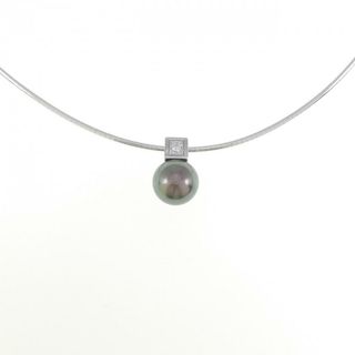 ミキモト(MIKIMOTO)のミキモト 黒蝶パール ネックレス 9.4mm(ネックレス)