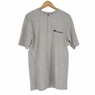 Champion - Champion(チャンピオン) ロゴ刺繍ヘンリーネックS/S TEE メンズ