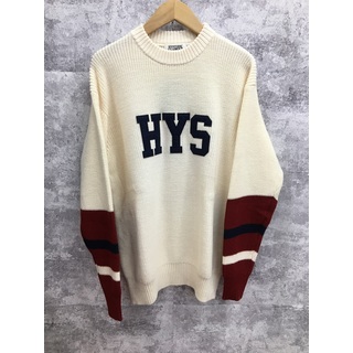 HYSTERIC GLAMOUR - HYSTERIC GLAMOUR ヒステリックグラマー HYS LOGO アップリケ セーター【3816-004】