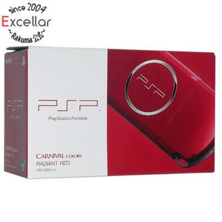 プレイステーションポータブル(PlayStation Portable)のSONY　PSP ラディアント・レッド PSP-3000 RR　本体のみ 元箱あり(携帯用ゲーム機本体)