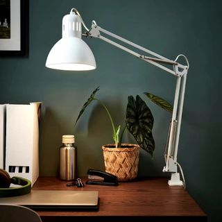 IKEA - IKEA イケア　テルティアル ワークランプ　ホワイト　IKEA電球付き