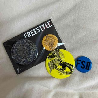 アラシ(嵐)の大野智個展　FREESTYLE グッズ　缶バッチ(アイドルグッズ)