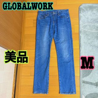 グローバルワーク(GLOBAL WORK)の美品★GLOBALWORK★SLIM FIT★M★メンズ★ブルー(デニム/ジーンズ)