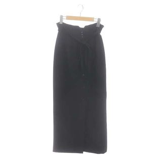 アザー(other)のマノフ 24SS PENCIL SKIRT スカート タイト マキシ M 黒(ロングスカート)