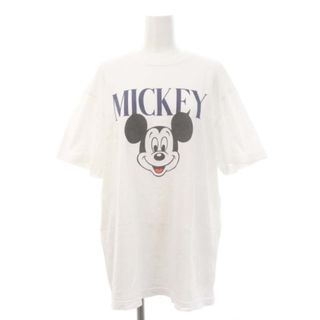 グッド ロック スピード ミッキー Tシャツ オーバーサイズ 半袖 F 白