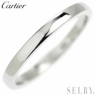 カルティエ(Cartier)のカルティエ Pt950 リング バンド 53号(リング(指輪))