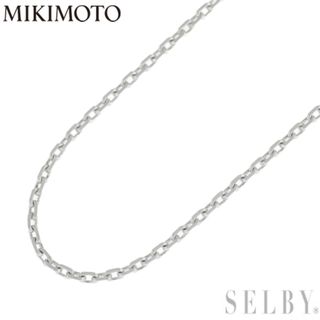 ミキモト(MIKIMOTO)のミキモト Pt900 チェーン ネックレス アズキ 50cm(ネックレス)