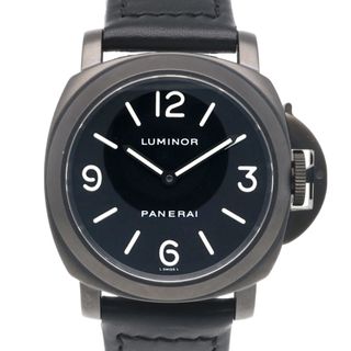 OFFICINE PANERAI - オフィチーネパネライ ルミノールベース 腕時計 時計 ステンレススチール PAM00009 手巻き メンズ 1年保証 OFFICINE PANERAI  中古