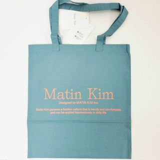 MatinKim マーテインキム MATIN POPPIN ECOBAGBLUE(トートバッグ)