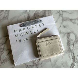 マーガレットハウエル(MARGARET HOWELL)のMARGARET HOWELL idea 財布　オフホワイト　紙袋つき(財布)