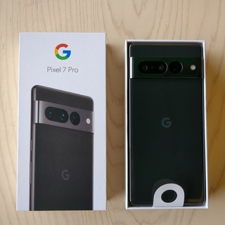 グーグルピクセル(Google Pixel)の【新品未使用】Google Google Pixel 7 Pro オブシディアン(スマートフォン本体)