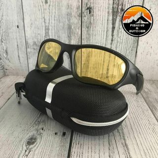 スポーツタイプサングラス　UV400 サイクリング　ゴルフ　運転　ナイトビジョン(サングラス/メガネ)