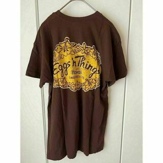 エッグスンシングス Tシャツ Sサイズ メンズ ブラウン 茶色 ロゴ ハワイ(Tシャツ/カットソー(半袖/袖なし))