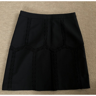 バナナリパブリック(Banana Republic)のbanana republic black skirt(ミニスカート)