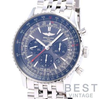 ブライトリング(BREITLING)の【OH済】 ブライトリング 【BREITLING】 ナビタイマー 01 46MM AB01271A/F570/453A (A017F70NP) メンズ ストラトスグレー/ブラック ステンレススティール 腕時計 時計 NAVITIMER 01 LIMITED EDITION STRATOS GREY/BLACK SS CMW 認定中古【中古】 (腕時計(アナログ))